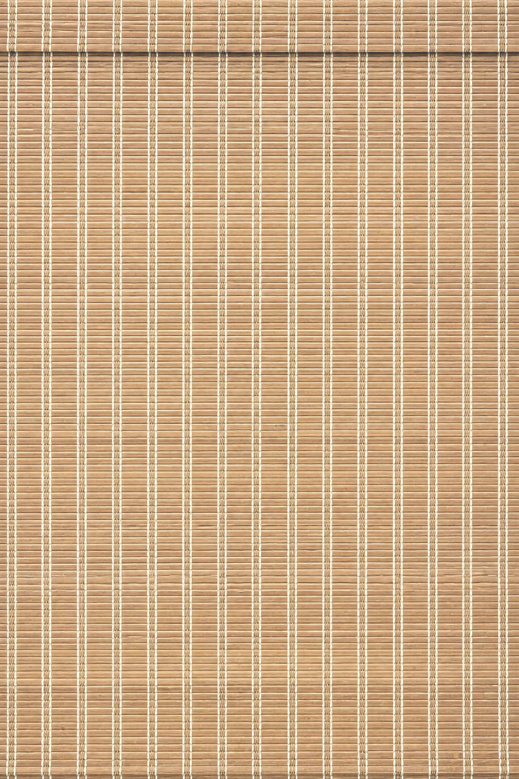 Brown bamboo roman shade