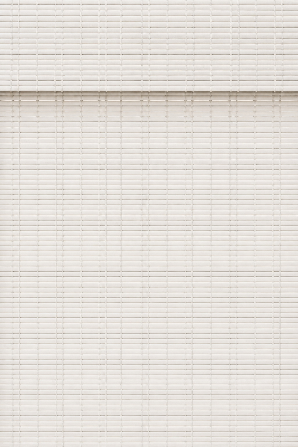 Ceylon Vintage White bamboo roman shade