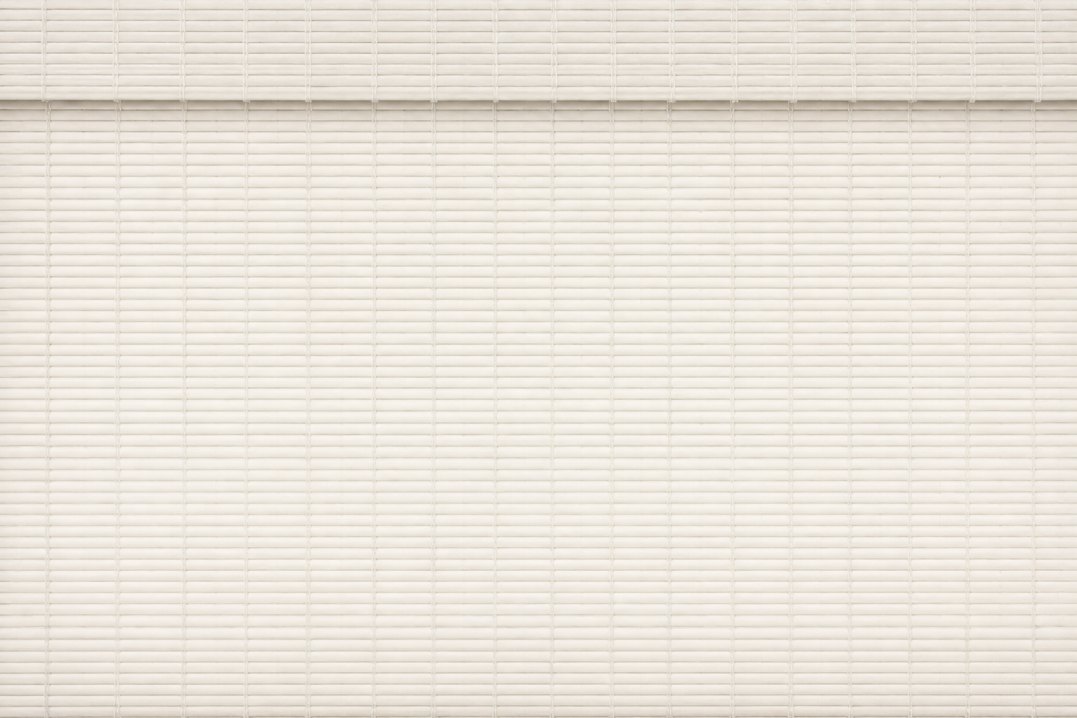 Ceylon Vintage White bamboo roman shade