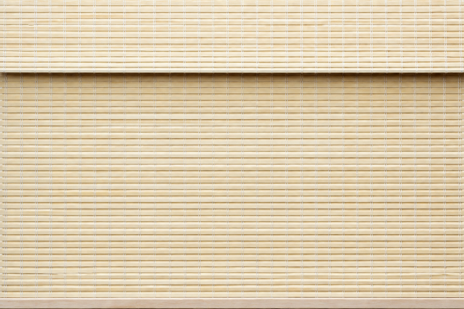Natural bamboo roman shade