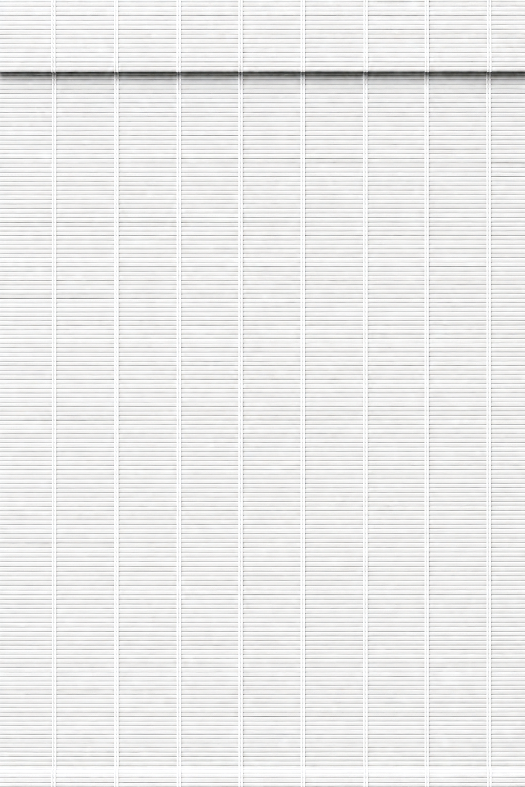 Whitewash bamboo roman shade